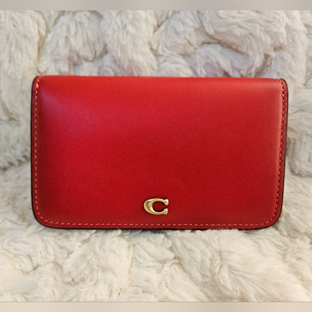 NWT Coach Slim Card Case Wallet